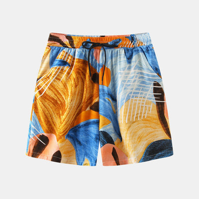 Conjunto de Playa Hawaiano: Camisa Manga Corta Dos Piezas - Image 10