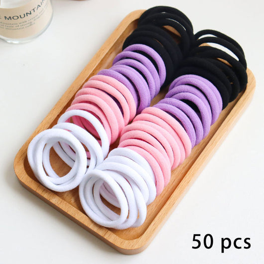 Set de 50 Bandas Elásticas Coloridas para el Cabello - Accesorios Infantiles - Image 14