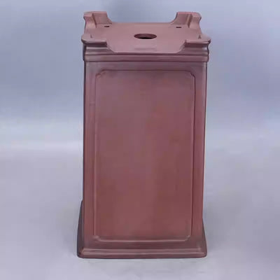 Tubo Decorativo Antiguo Zisha Hecho a Mano y Cuenco de Arcilla Púrpura - Image 2
