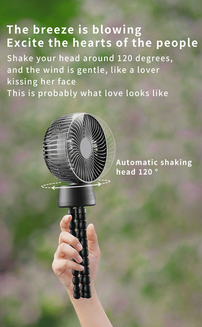 Ventilador Portátil Automático para Cochecito de Bebé con Luz LED - Image 18