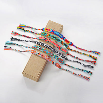 Joyas Tejidas Étnicas Totem Coloridas - Estilo Retro Bohemio - Image 19