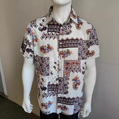 Camisa Suelta de Playa para Hombre - Manga Corta y Cómoda - Image 2