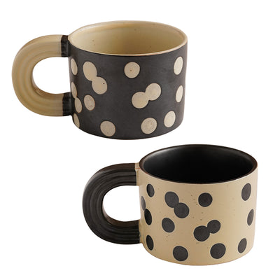 Taza de Cerámica Nórdica con Lunares - Taza de Café Creativa - Image 6