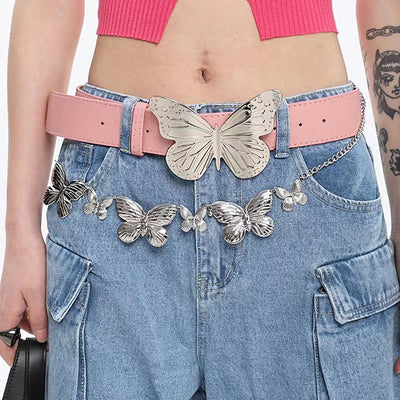 Cinturón Mariposa Metálico Grande Vintage - Accesorio Tendencia Dulce y Elegante - Image 4