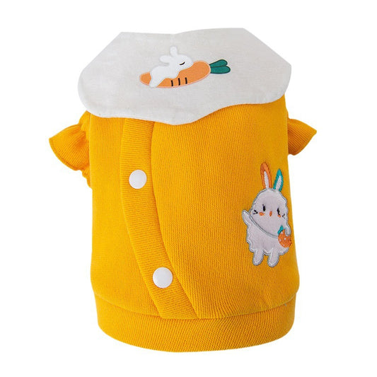 Suéter Fino para Perro con Estampado de Zanahoria y Conejo - Image 2