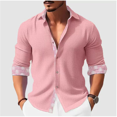 Camisa de Manga Larga Estampada para Hombre - Image 13