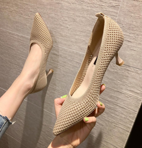 Tacones Altos Punta Fina Stiletto Elegantes