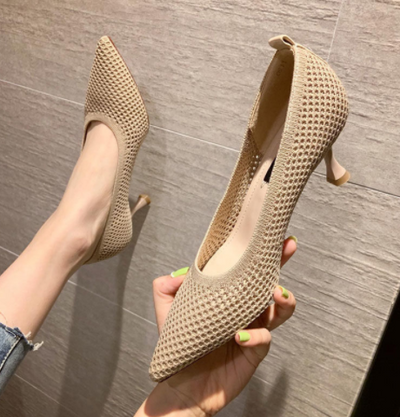 Tacones Altos Punta Fina Stiletto Elegantes