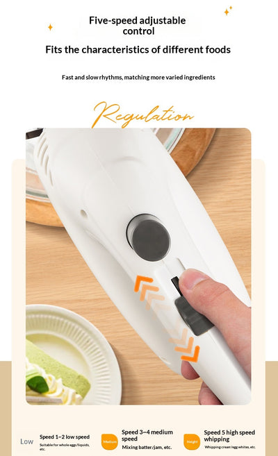 Batidora Eléctrica de Mano con Doble Batidor para Crema - Image 14