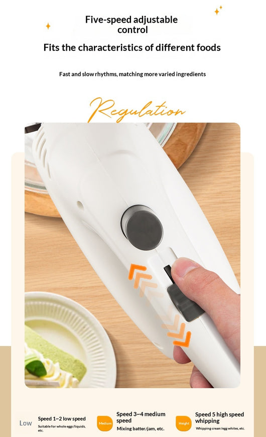 Batidora Eléctrica de Mano con Doble Batidor para Crema - Image 14
