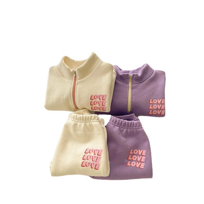 Conjunto Infantil Primavera Amor - Sudadera y Pantalón de Ocio - Image 10