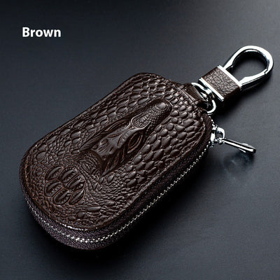 Funda de Cuero Genuino para Llaves de Auto - Unisex - Image 9