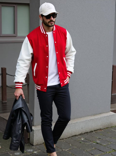 Chaqueta Béisbol Otoño Personalizada para Hombre - Image 11
