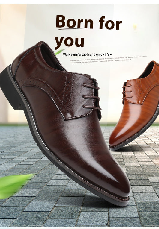 Zapatos de Cuero Británicos Talla Grande para Hombre - Image 13