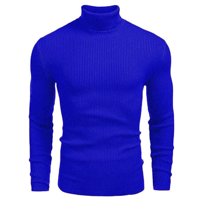 Suéter Slim Fit Cuello Alto para Hombre - Otoño e Invierno - Image 31