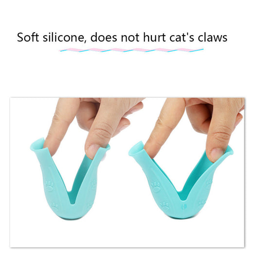 Protectores de Silicona Suave para Gatos - Cubiertas Antiarañazos para Baño y Cuidado - Image 10