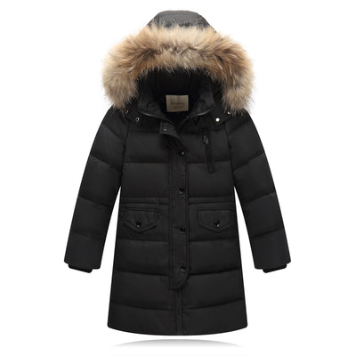 Chaqueta Acolchada Infantil con Cuello de Pelaje - Abrigo Grueso Unisex - Image 5