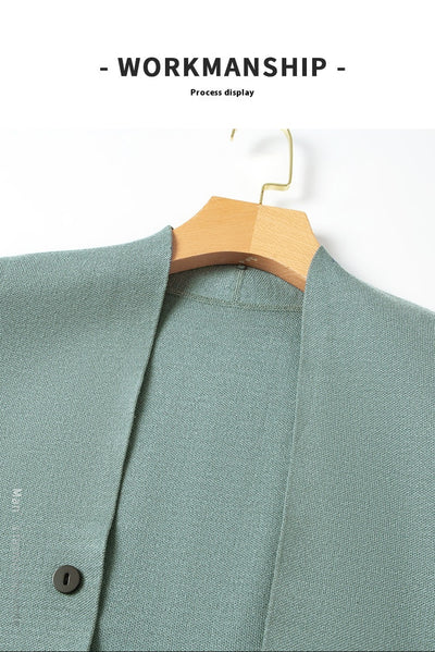 Suéter Abrigo Hombre Invierno Tejido Grueso Jacquard Manga Larga - Image 11