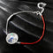 Pulsera Plata S925 Constelación Acuario Esmeralda Minimalista