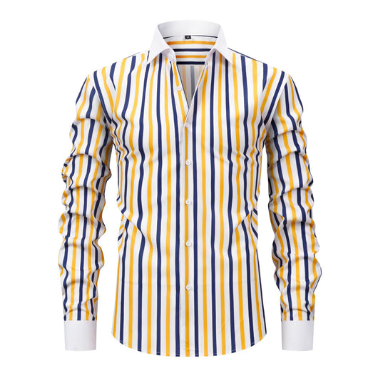 Camisa Ejecutiva de Manga Larga con Cuello Windsor, Stretch y Resistente a Arrugas - Image 9