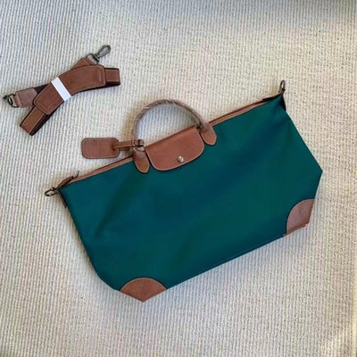 Bolsa de Viaje Grande en Cuero Genuino - Estilo Clásico para Mujer - Image 8