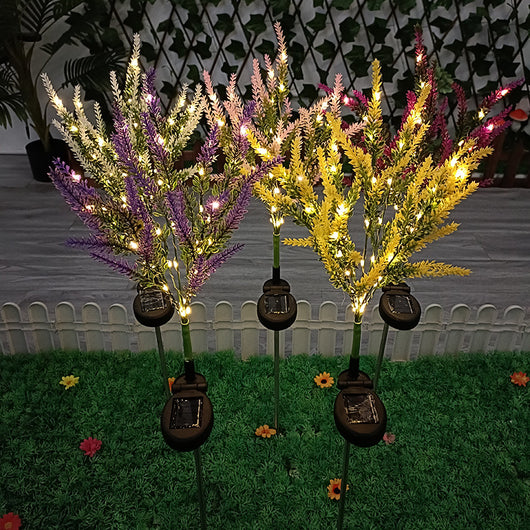 Luz LED Decorativa para Jardín con Simulación de Plantas Naturales - Image 3