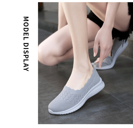 Zapatos Deportivos Tejidos Voladores Talla Grande para Mujer - Image 14