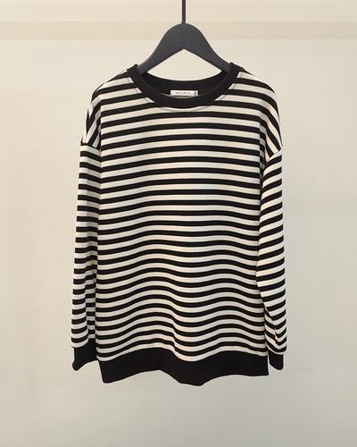 Suéter Tejido Grueso a Rayas para Mujer - Comodidad Casual - Image 21