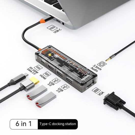 Docking Station Expansora para Portátiles - Convertidor USB Multifunción - Image 4