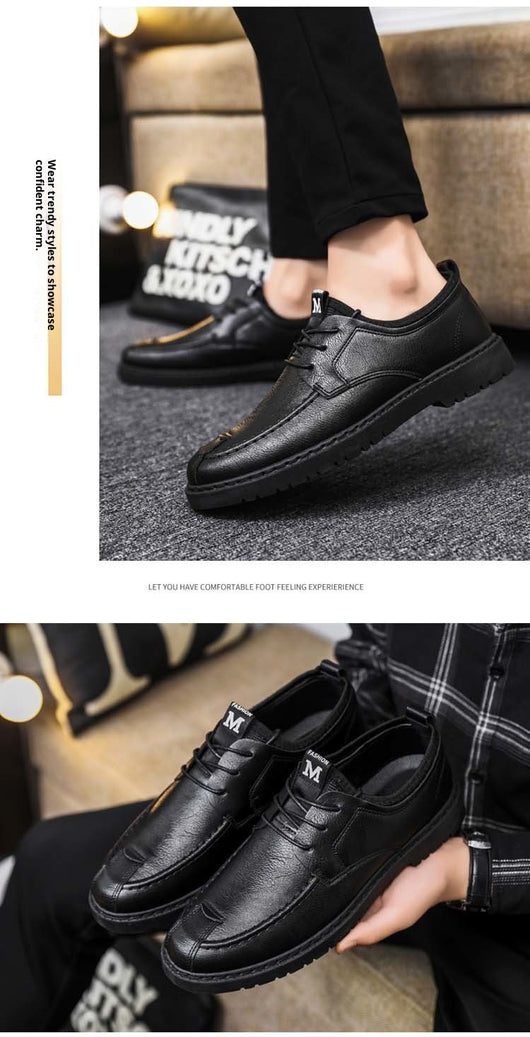 Zapatos de Cuero para Hombre con Cordones - Estilo Casual Ejecutivo - Image 10