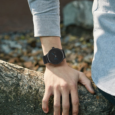Reloj de Pulsera Casual para Hombre con Correa de Malla y Hebilla de Gancho - Image 14