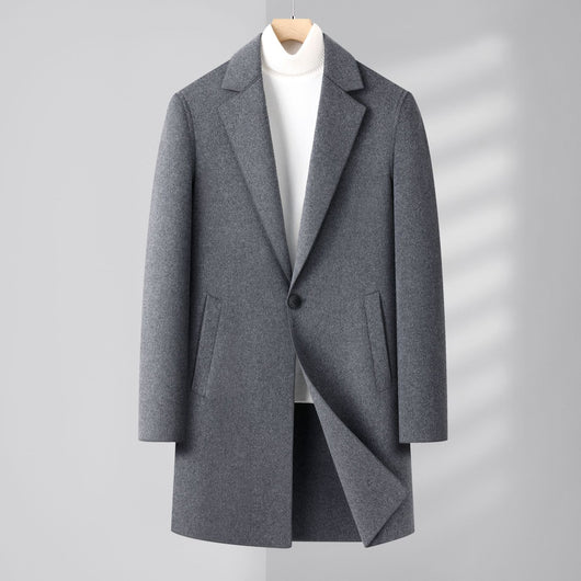 Abrigo de Lana Reversible para Hombre - Otoño e Invierno - Image 6