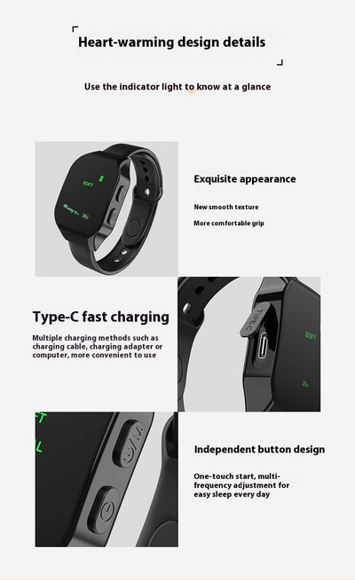 Reloj Pulsera Inteligente con Microcorriente para Dormir Mejor - Image 10