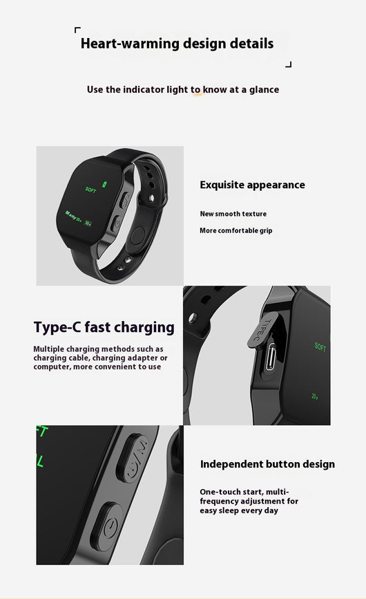 Reloj Pulsera Inteligente con Microcorriente para Dormir Mejor - Image 10