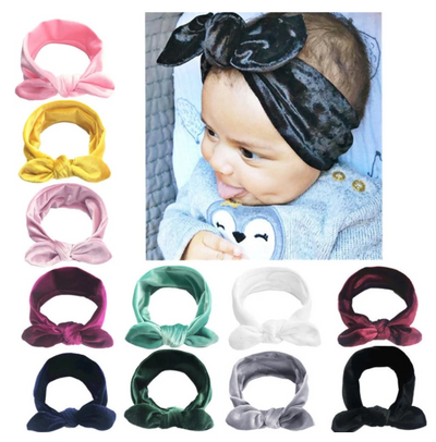 Diadema para Bebé con Moño Grande en Colores Pastel - Image 4