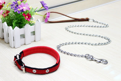 Cadena de Tracción para Perros con Mango PU y Eslabones Metálicos - Image 11