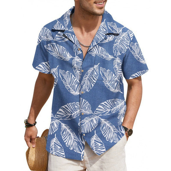 Camisa Polo Manga Corta con Estampado Digital 3D
