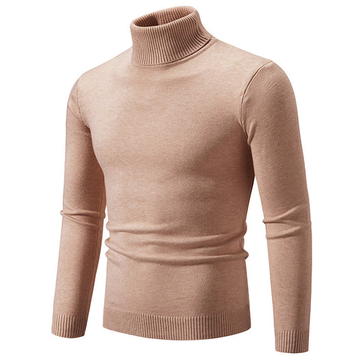Suéter Cuello Alto Básico para Hombre - Estilo Europeo y Americano - Image 18