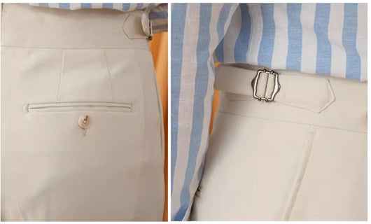 Pantalones Retro Británicos de Cintura Alta - Estilo Casual Elegante - Image 20