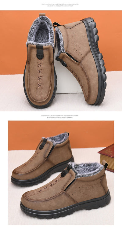 Zapatos Cómodos Talla Grande para Hombre - Suela Gruesa y Cálidos - Image 12