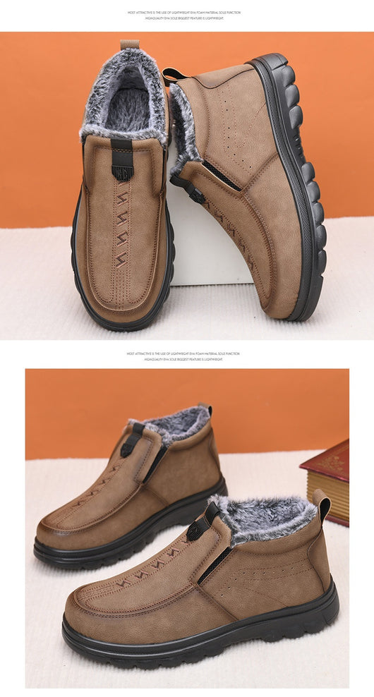 Zapatos Cómodos Talla Grande para Hombre - Suela Gruesa y Cálidos - Image 12