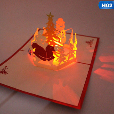 Tarjeta de Felicitación con Corte 3D en Papel - Image 7