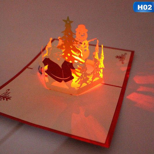 Tarjeta de Felicitación con Corte 3D en Papel - Image 7