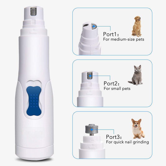 Limador Eléctrico Automático para Uñas de Mascotas