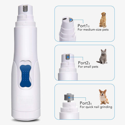 Limador Eléctrico Automático para Uñas de Mascotas