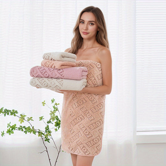 Juego de Toallas de Baño Jacquard Coral Fleece - Súper Absorbentes y Ultra Suaves - Image 16