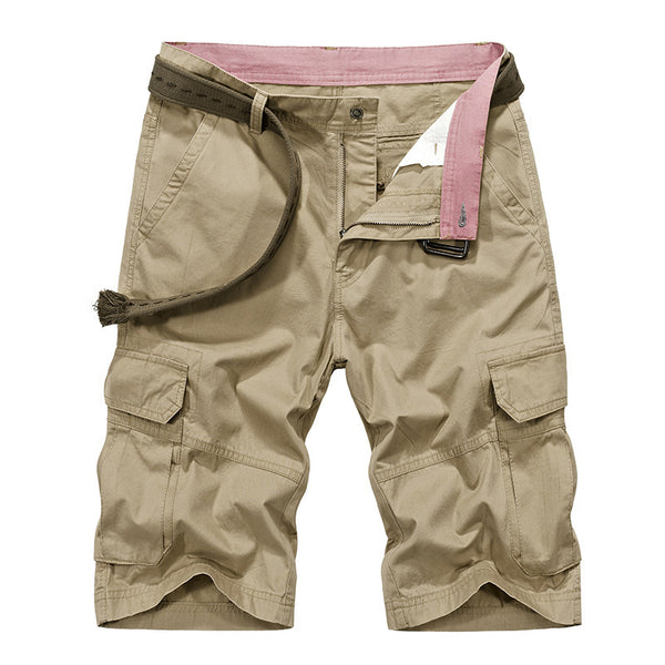 Pantalones Cargo Cortos Holgados Multibolsillo para Hombre Talla Grande - Image 4