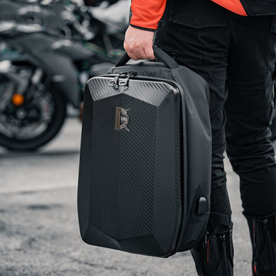 Mochila de Casco Duro para Motociclista con Protección de Hombro - Image 11