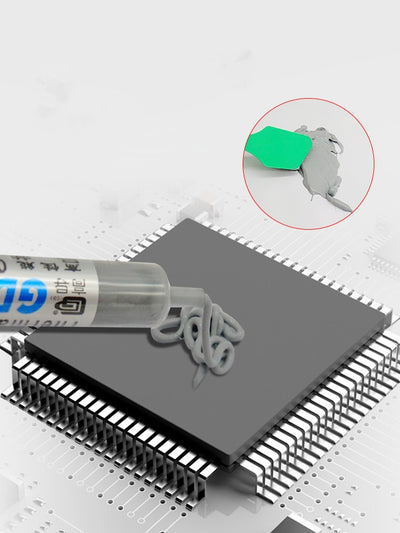 Three jars of GD007 thermal conductive silicone grease, 6.8W/M-K, for CPU heat dissipation. - Image 9