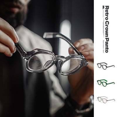 Gafas Retro Clásicas Americanas para Hombre - Montura de Acetato - Image 2